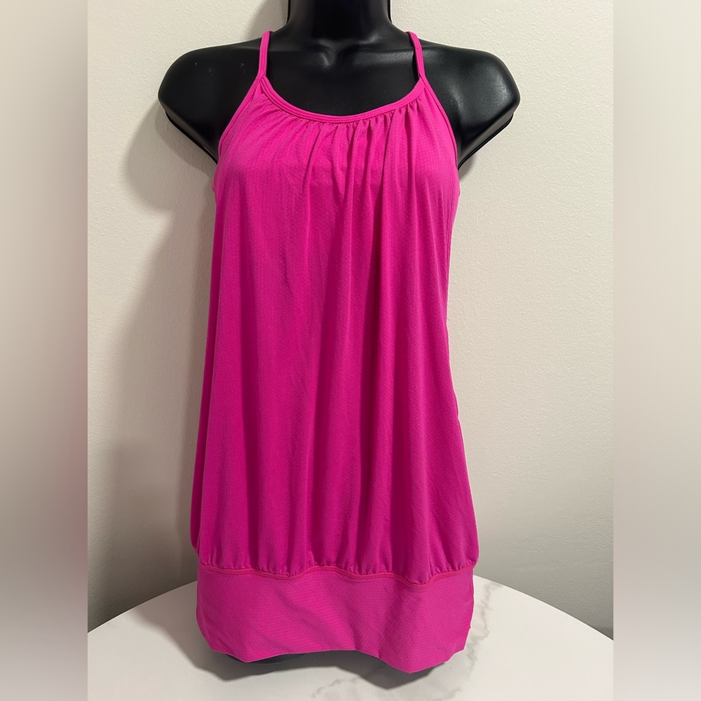 Lululemon No Limits Tank Paris Perfection Hot Pink!
